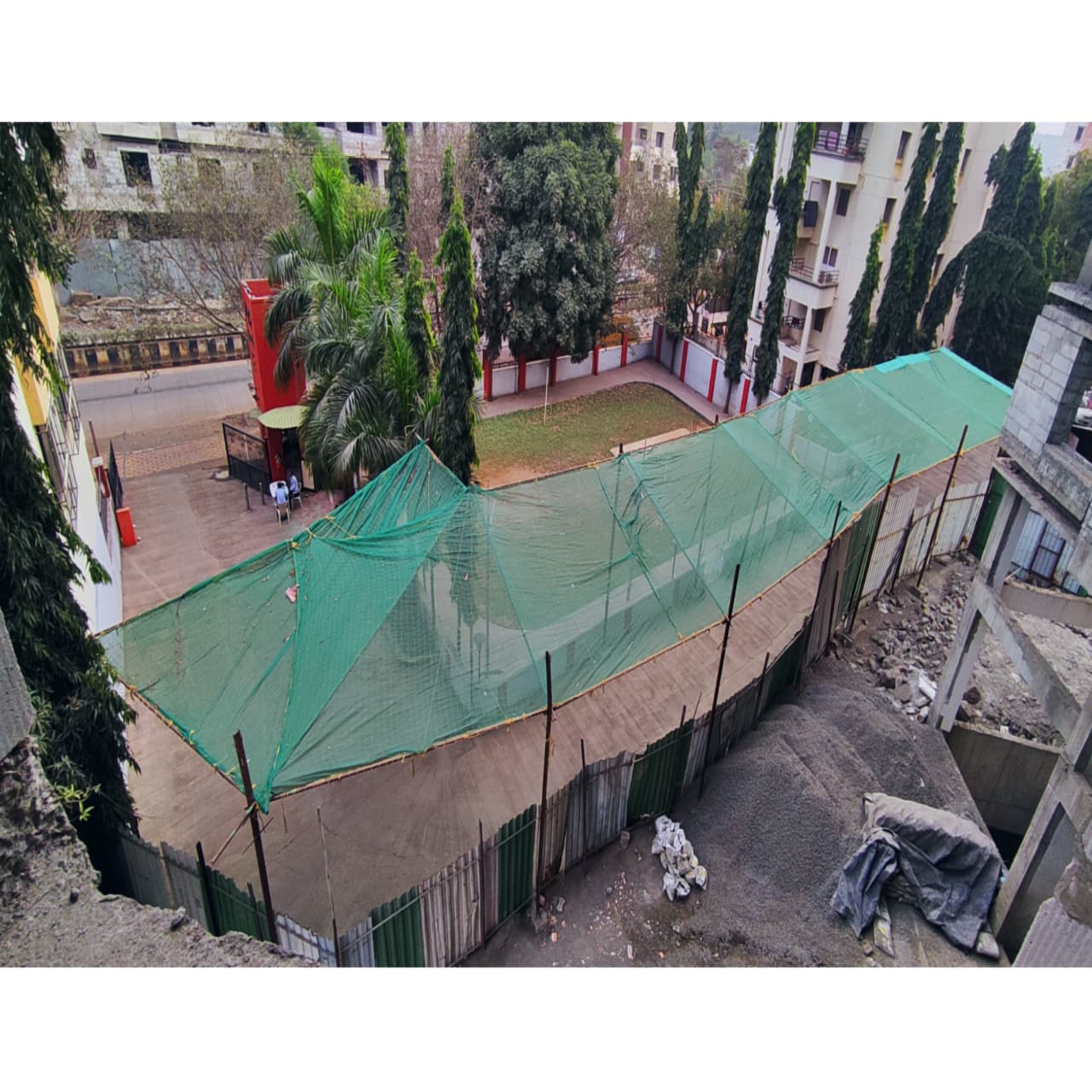 Construction Site Road Safety Installation